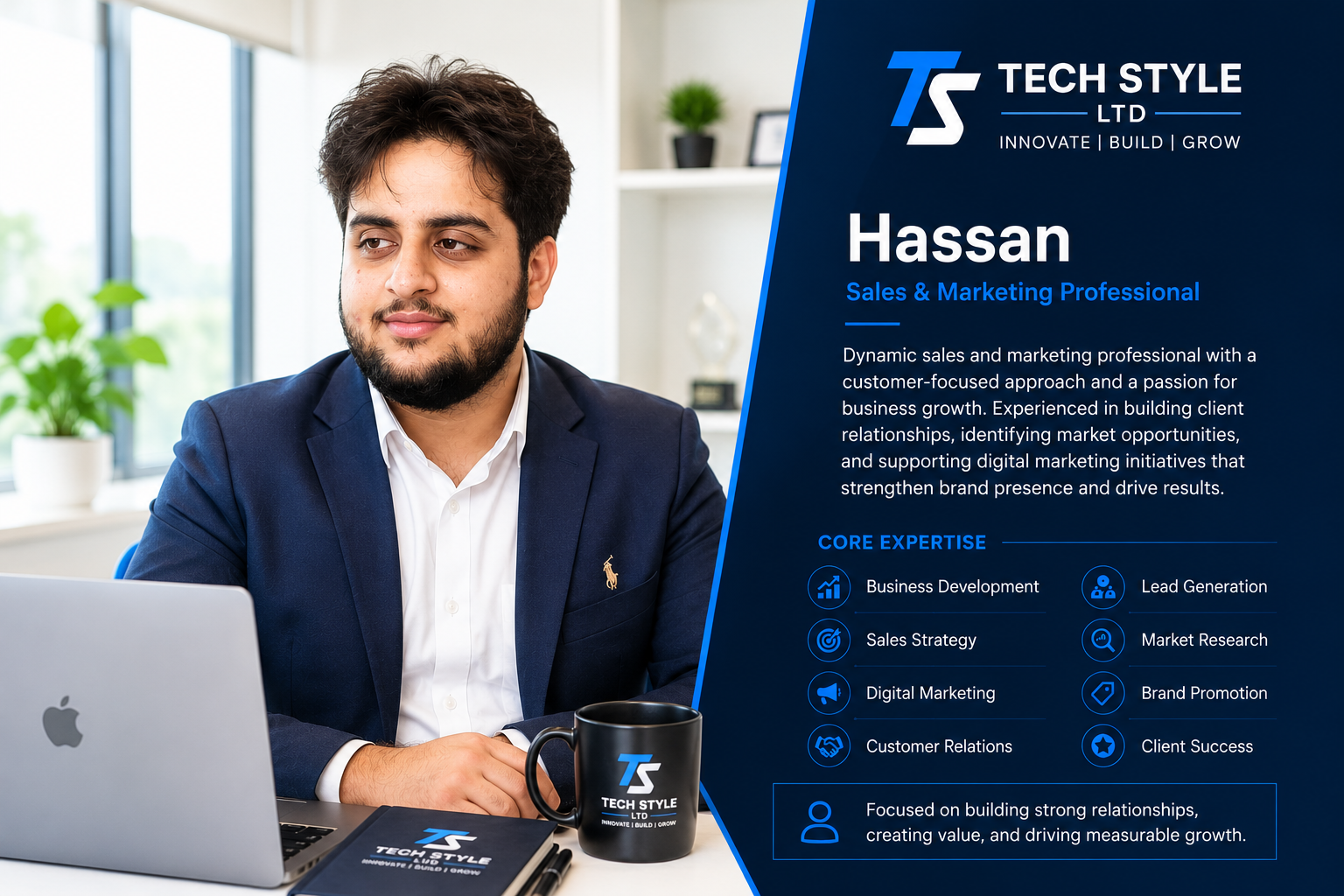 Hassan — Sales & Marketing Professional